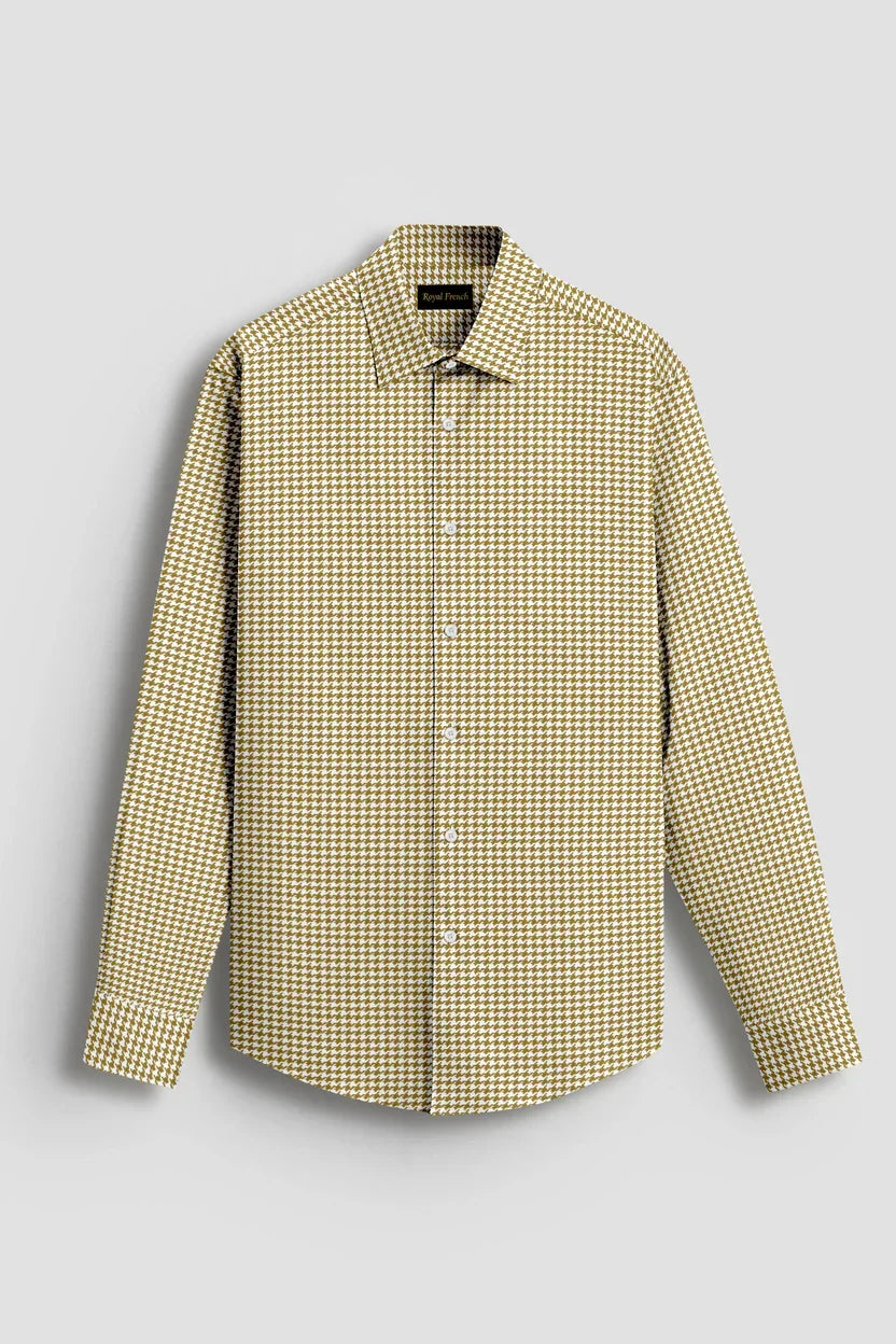 Advero Mustard Yellow Classic Plane Shirt
