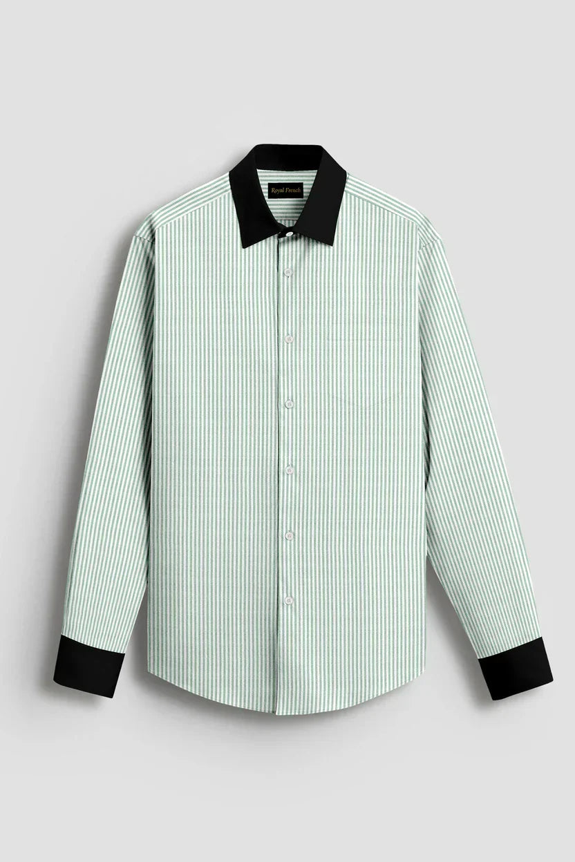 Advero  Pista With BlackCuff Caller  Classic Shirt