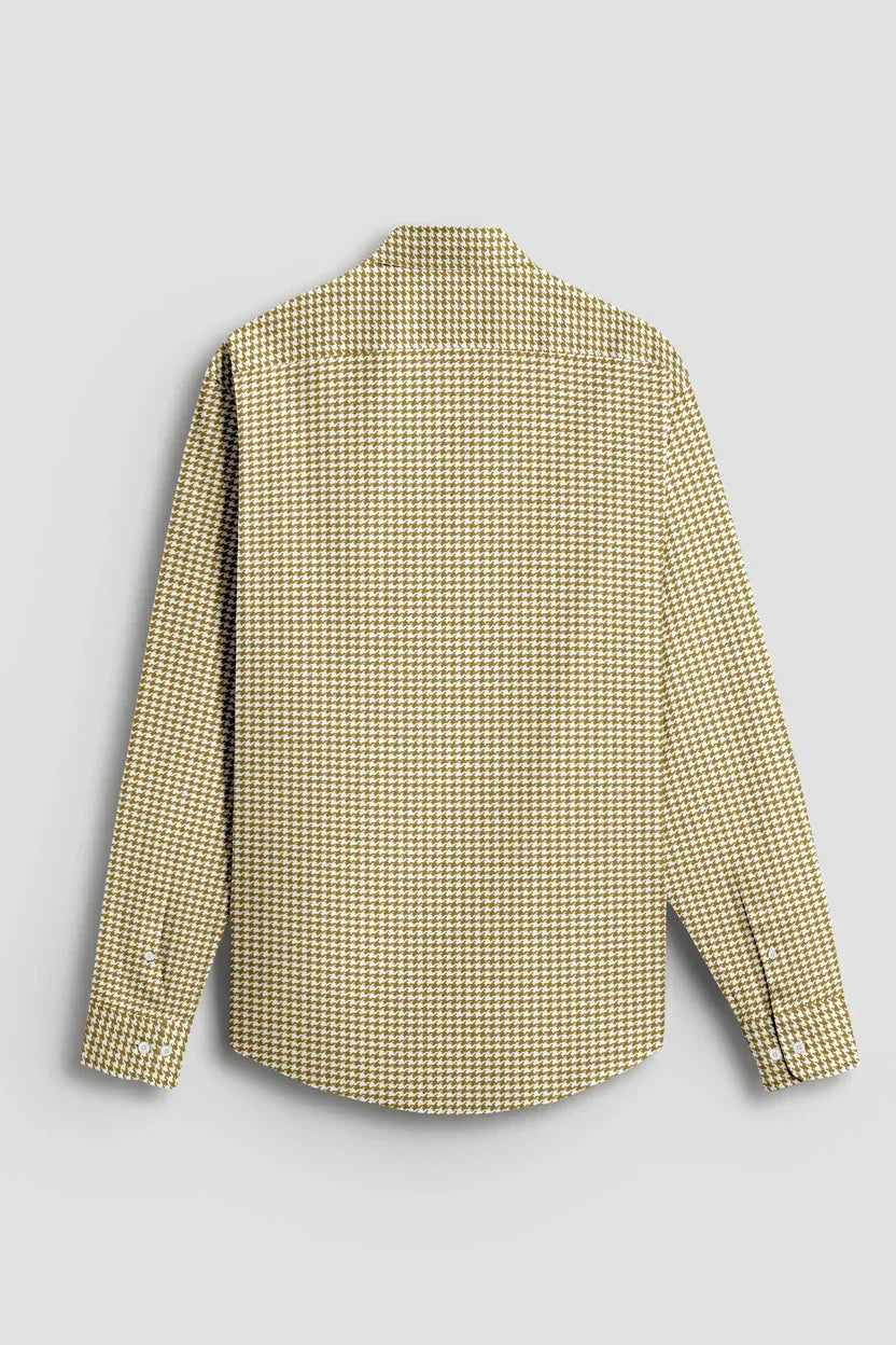 Advero Mustard Yellow Classic Plane Shirt