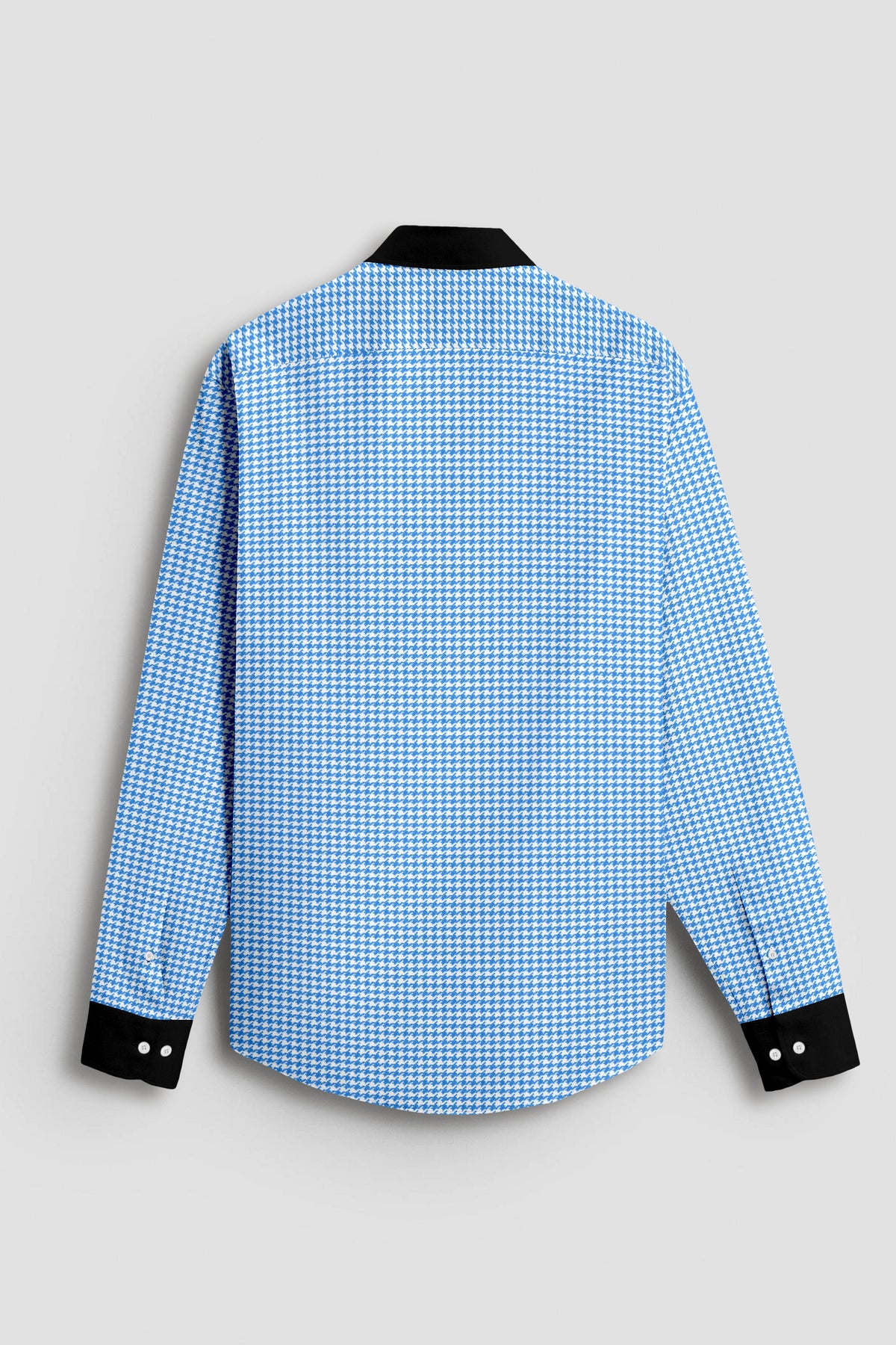Advero Royal Blue With Black Cuff Collar Executive Shirt