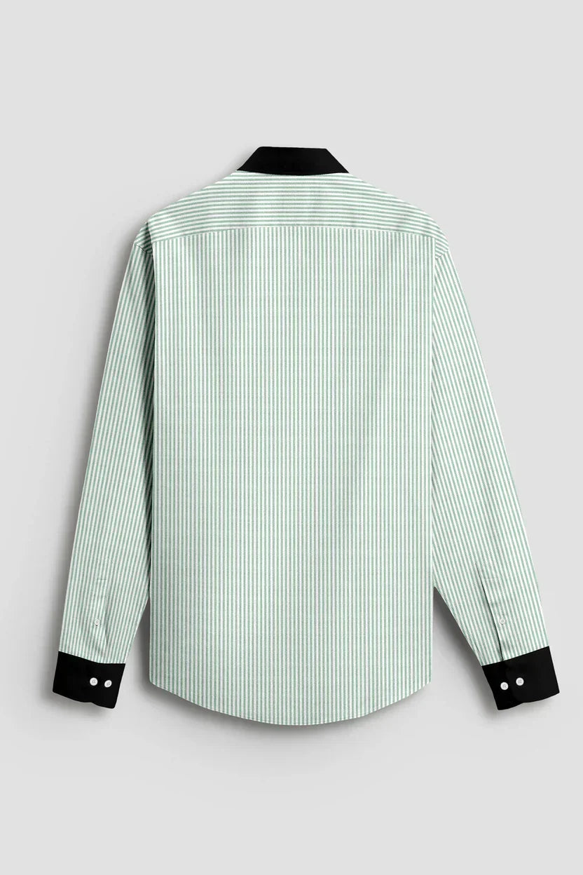 Advero  Pista With BlackCuff Caller  Classic Shirt