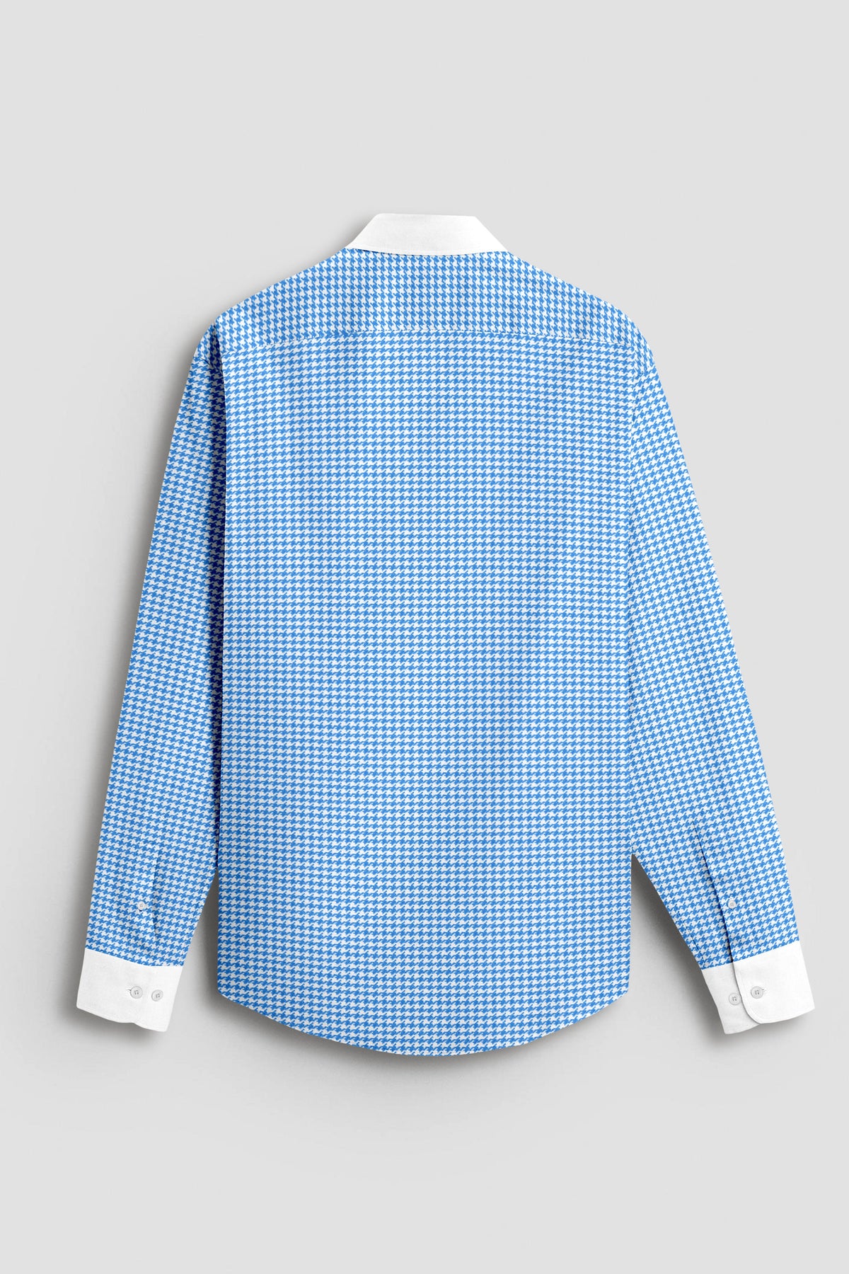 Advero Royal Blue With White Cuff Collar Executive Shirt