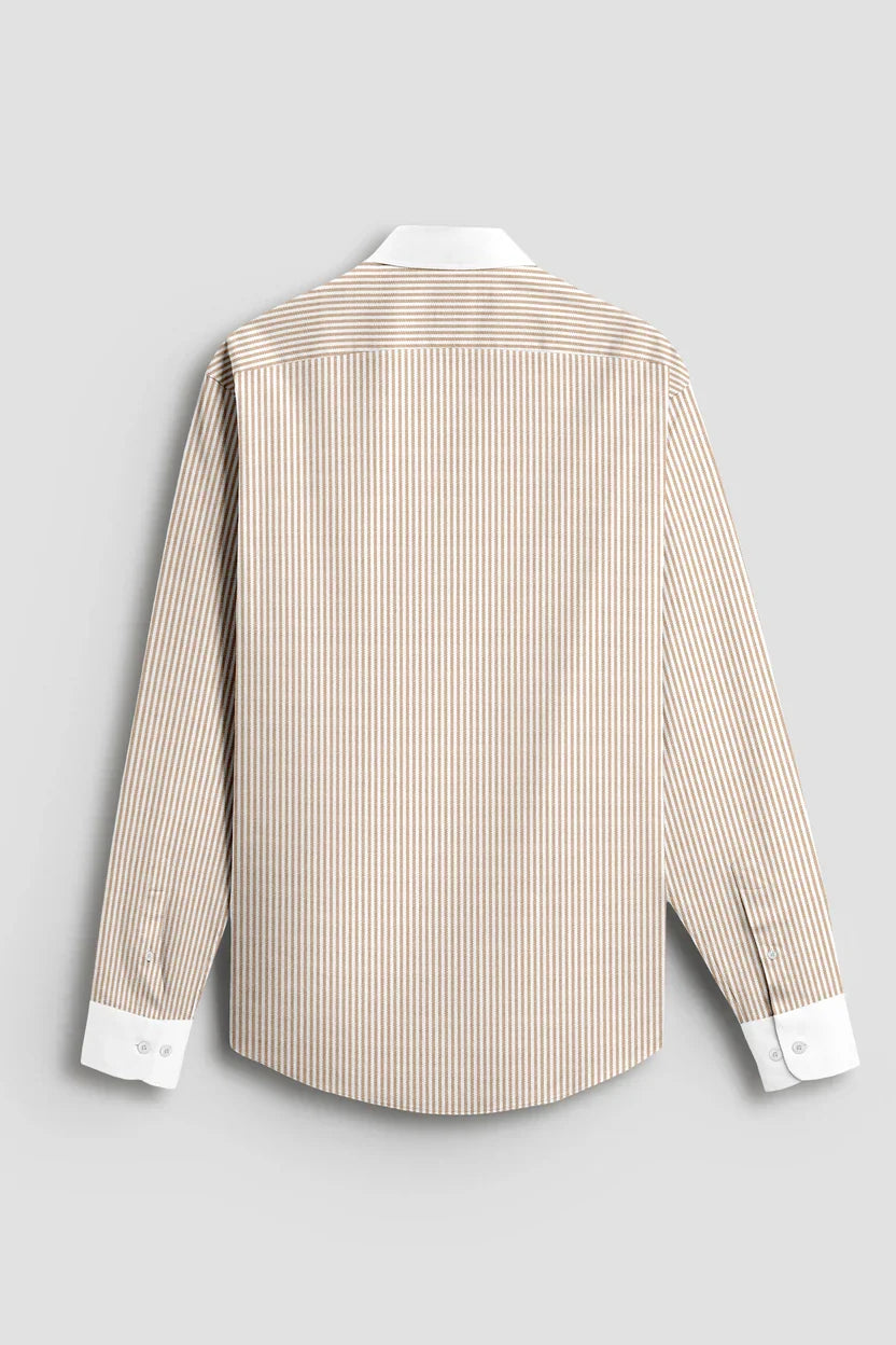 Advero Orange Classic With White Cuff Caller Shirt