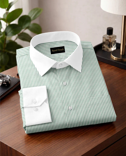 Advero  Pista With White Cuff Caller  Classic Shirt