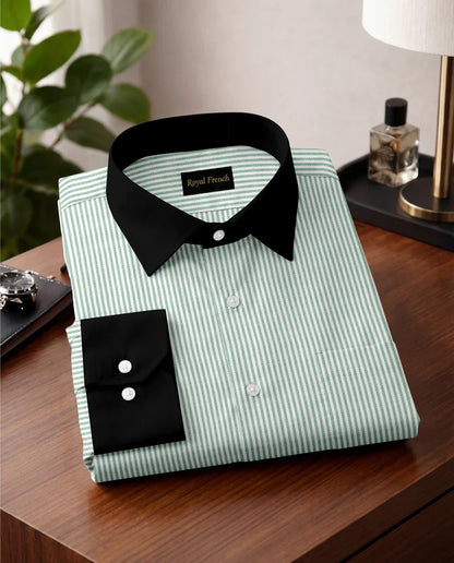 Advero  Pista With BlackCuff Caller  Classic Shirt