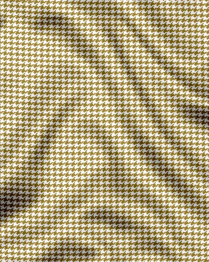 Advero Mustard Yellow With White Cuff Caller Classic Shirt