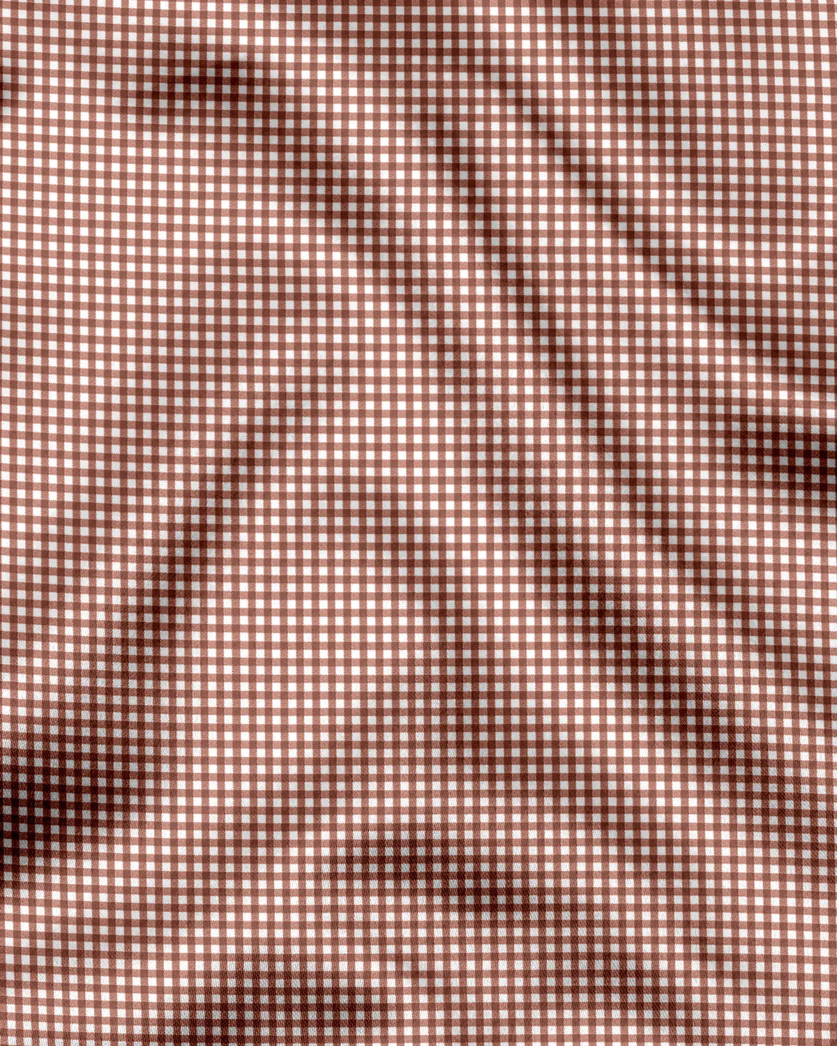 Advero Micro Check Oxford Cotton Maroon Plane  Shirt